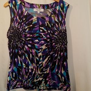 Jones Studio Beautiful Colorful Top
